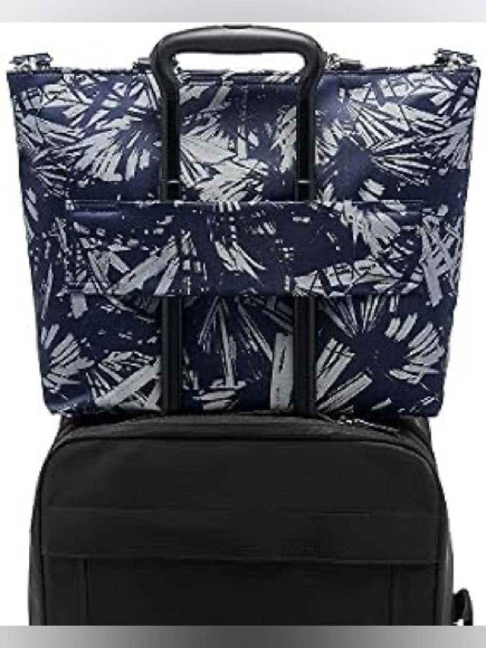 TUMI - Voyageur Torun Tote - Blue Palm Print - Picture 2 of 7